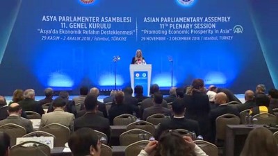 APA 11. Genel Kurulu'nda Cumhurbaşkanı Recep Tayyip Erdoğan'ın mesajı okundu - İSTANBUL