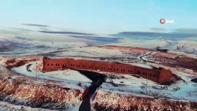 arac kurtarma -  Beyaz örtü ile kapanan Erzurum havadan görüntülendi  Videosu