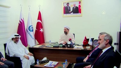 Diyanet İşleri Başkanı, Katar’da Yunus Emre Enstitüsü’nü ziyaret etti - DOHA