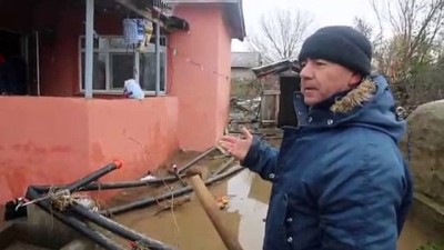 buyukbas hayvan - Sel sularından camdan atlayıp kurtulmuşlar - EDİRNE  Videosu