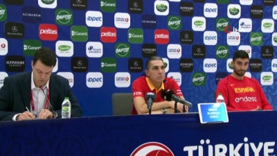 Sergio Scariolo: “Çok iyi oyunlarından ötürü Türkiye'yi tebrik ediyorum”