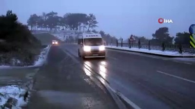 kar yagisi -  Çanakkale’nin yüksek kesimlerinde kar yağışı başladı  Videosu