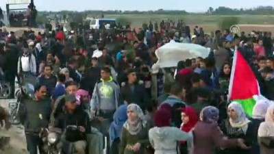 sehit - Gazze sınırındaki 'Büyük Dönüş Yürüyüşü' gösterileri 36. cumasında (4) - GAZZE Videosu