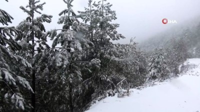 kar yagisi -  Kazdağları beyazlara büründü...Kuzey Ege’nin ilk karı Kazdağları'na yağdı  Videosu