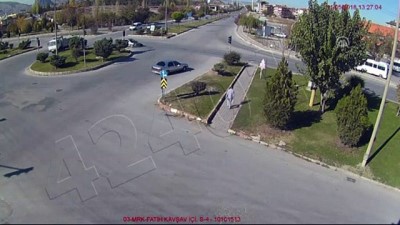 Trafik kazaları MOBESE kameralarında - AFYONKARAHİSAR 