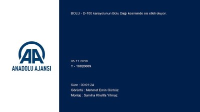 karayollari - Bolu Dağı'nda sis - BOLU  Videosu