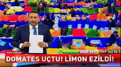 Domates uçtu, limon ezildi