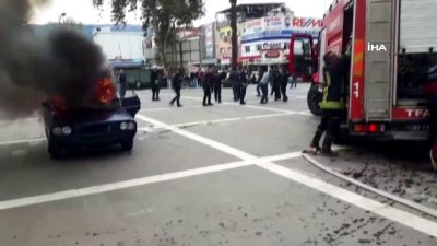 intihar -  Osmaniye'de dehşete düşüren görüntü kamerada... İntihar girişiminde bulunurken kendisini ve polisleri yakıyordu Videosu