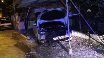 Park halindeki araç kullandı - ADANA 