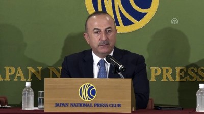 Dışişleri Bakanı Çavuşoğlu, Ulusal Basın Kulübü’nde (1) - TOKYO 