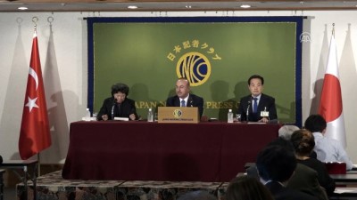 Dışişleri Bakanı Çavuşoğlu, Ulusal Basın Kulübü’nde (3) - TOKYO 