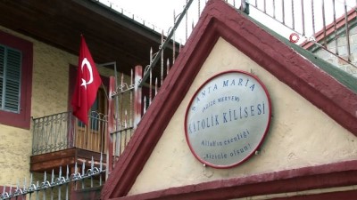  Rahip Santoro cinayetinin işlendiği kilise böyle görüntülendi 