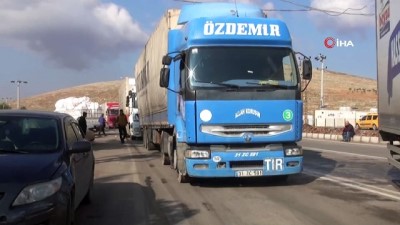 yardim malzemesi -  Suriye’ye ihracatta yılın 10 ayında 83 bin tır Cilvegözü'nden çıkış yaptı Videosu
