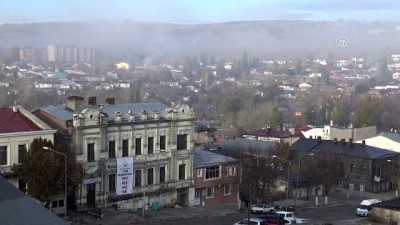 Yoğun sis etkili oldu - KARS 