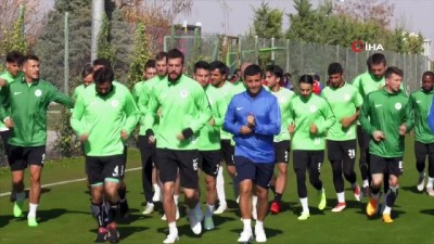 Atiker Konyaspor’da MKE Ankaragücü maçı hazırlığı sürüyor 