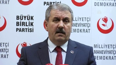Destici: 'ABD'ye karşı herkesin sesini yükseltmesinin zamanı geldi de geçiyor bile' - ANKARA 