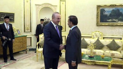 Dışişleri Bakanı Çavuşoğlu, Bruney Sultanı Hacı Hassan el-Bolkiah ile görüştü - BRUNEY 