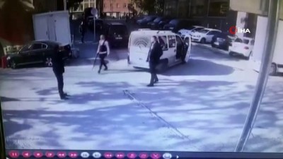  Otoparkta park ücreti isteyen görevliye tüfek doğrulttu... O anlar kamerada