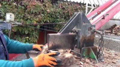  Sınırın sıfır noktasında havaların soğumasıyla odun ve kömür satışları arttı 