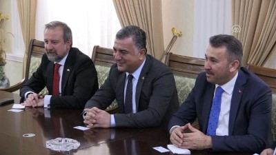 Türkiye'nin Taşkent Büyükelçisi Şen ve beraberindeki heyet, Yüksek Meclis Başkanı Erniyazov tarafından kabul edildi - NUKUS 