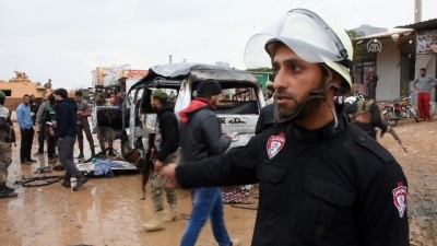 muhalifler - Azez'de bugün ikinci kez bombalı araç patladı: 7 yaralı Videosu