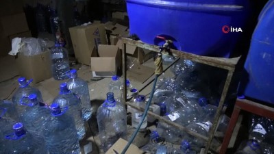 sahte icki operasyonu -  Gaziantep'te bir ambara sahte içki operasyonu: Binlerce litre kaçak içki ele geçirildi Videosu