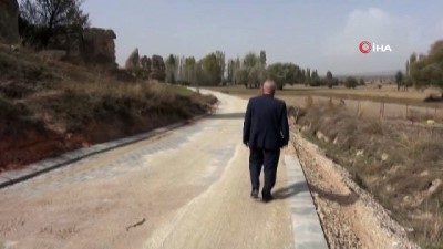 guzergah -  Frig Vadisi’nde yollar parke taşıyla kaplandı Videosu