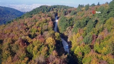 sonbahar -  Şehrin içinde çağlayan güzellik...Küreklidere şelalesi havadan görüntülendi  Videosu
