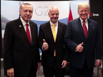  - Cumhurbaşkanı Erdoğan, Abd Başkanı Trump’la Bir Araya Geldi