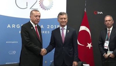  - Cumhurbaşkanı Erdoğan, Arjantin Devlet Başkanı Macri ile görüştü