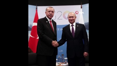 - Cumhurbaşkanı Erdoğan, Rusya Devlet Başkanı Putin İle Görüştü