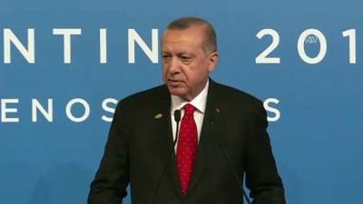 Erdoğan: 'KKTC'nin haklarının emrivakilerle gaspedilmesine asla izin vermeyeceğiz' - BUENOS AIRES