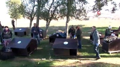  Kara kışta 'can' dostları unutulmadı 