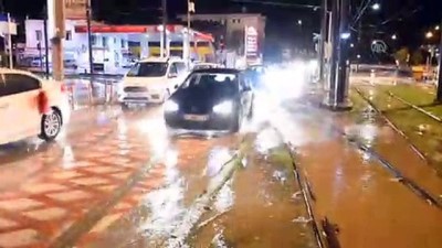 Sağanak hayatı olumsuz etkiledi - GAZİANTEP 