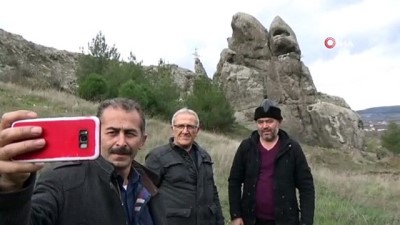 ‘Canavar kaya’ görenleri şaşırtıyor 