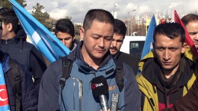  - Doğu Türkistan'daki zulme karşı yürüdüler