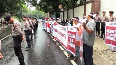 kirikli - Endonezya'da Myanmar karşıtı protesto - CAKARTA  Videosu