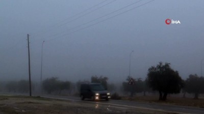  Nizip’te yoğun sis