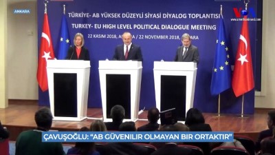 Çavuşoğlu: 'AB Güvenilir Olmayan Bir Ortaktır'
