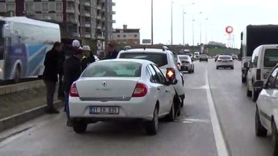 kaygan zemin -  Hatay’da yağış sonrası kaygan zeminde zincirleme kaza Videosu