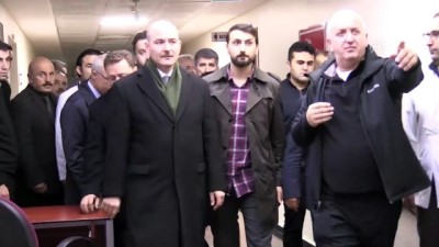 koruma polisi - İçişleri Bakanı Soylu yaralı koruma polisi Yiğit Can Köksal'ı ziyaret etti - RİZE Videosu