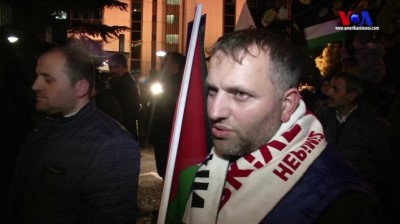 İsrail Konsolosluğu Önünde Gazze Protestosu