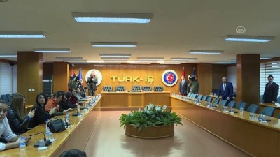TBMM Başkanı Yıldırım: '(Türk-İş ziyareti) Son günlerde yaşananlara karşı bir cevaptır' - ANKARA