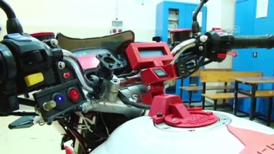 yenilikci projeler - Hırsızlığa karşı parmak iziyle çalışan motosiklet - SAKARYA  Videosu