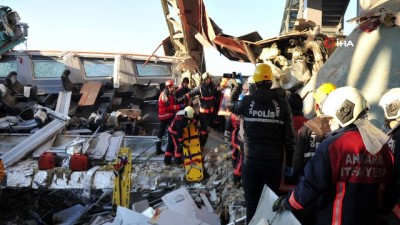 tren kazasi -  Ankara'da tren kazası: 9 ölü, 47 yaralı  Videosu