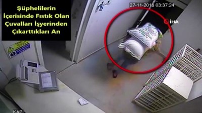 et urunleri -  Çalıntı plakalı araçla fıstık ve et çalan hırsızlar kamerada  Videosu