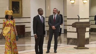 Cumhurbaşkanı Erdoğan, Kamerun Büyükelçisi Victor Tchatchouwo'yu kabul etti - ANKARA