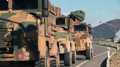 askeri arac - Suriye sınırına askeri sevkiyat - HATAY Videosu