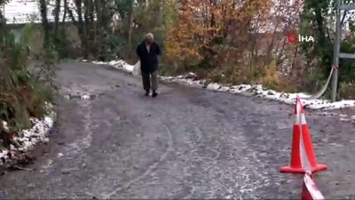 istinat duvari -  Heyelanın oluşturduğu hasar gün ağarınca ortaya çıktı  Videosu