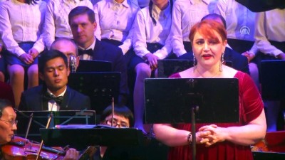 klasik muzik - Türk opera sanatçısı Kosman Kırgızistan'da İtalyan eseri 'Toska'yı seslendirdi - BİŞKEK  Videosu